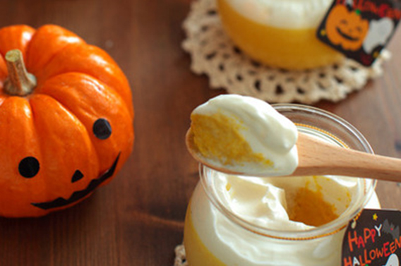 ハロウィンにも☆簡単ふわとろ南瓜のムース
